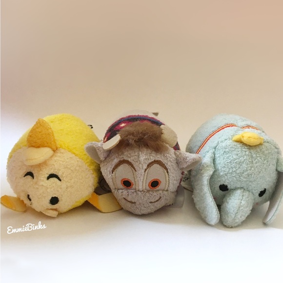 ✨3for$38 Set of 3 Disney Tsum Tsum Mini Plush Collectibles | Dumbo Lumiere Sven - Picture 2 of 16